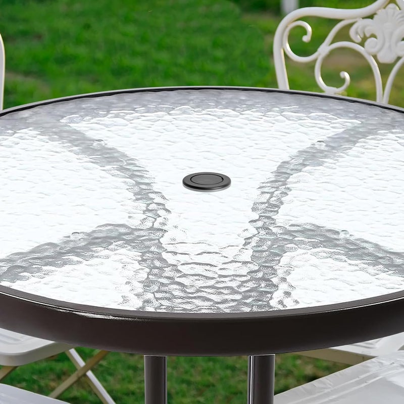 DECOHS 4 Pcs 2 Inch Parasol Umbrella Hole Ring Plug and Cap Set, Thicker Patio Table Hole Cover Insert, Deck Table Umbrella Holes Plug Replacement Parts for Outdoor Patio Table Garden Yard - Image 5